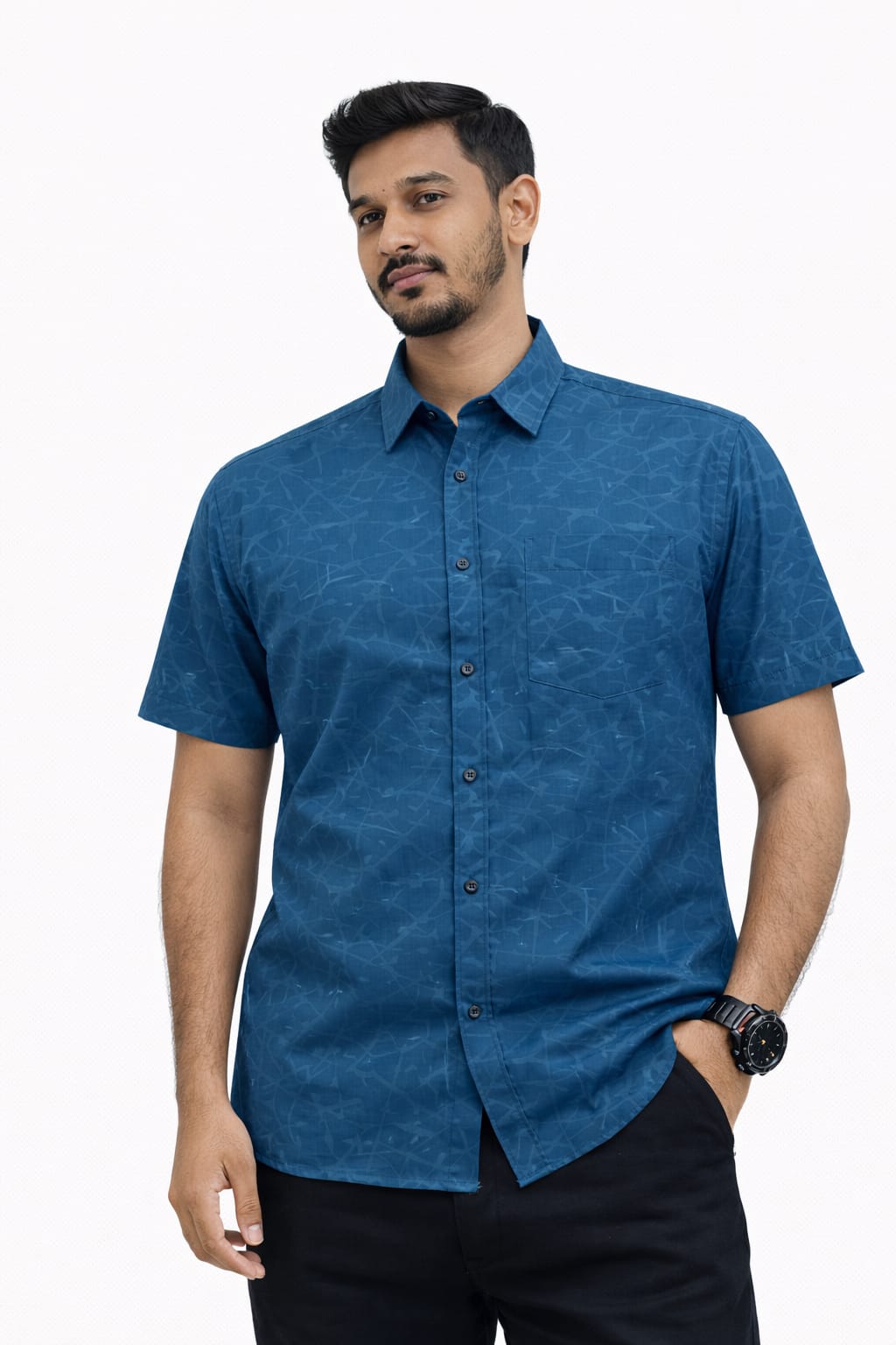 Azure Fracture Short Sleeve