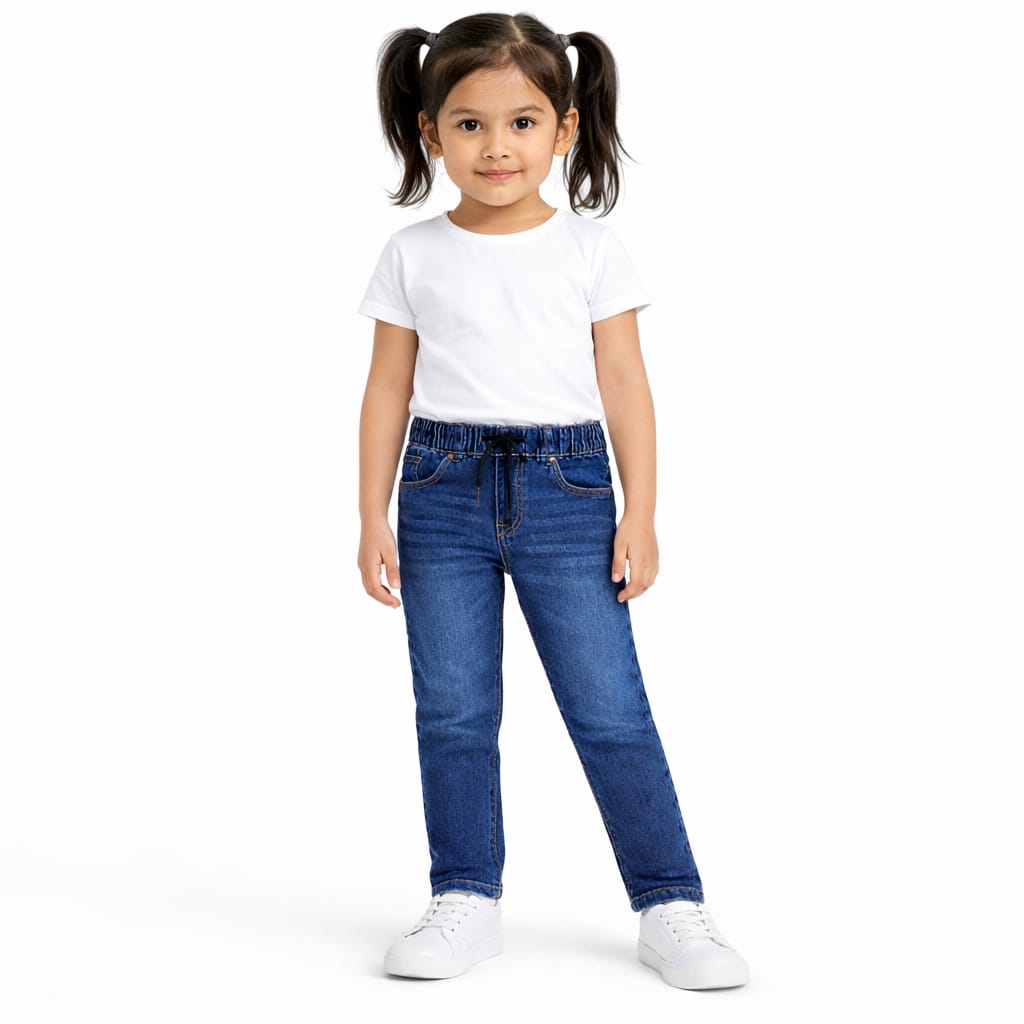 Light Wash Blue Jeans Pant