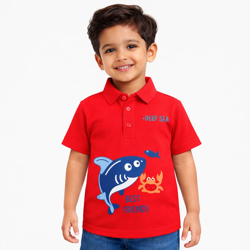 Little Explorer Ocean Polo Shirt