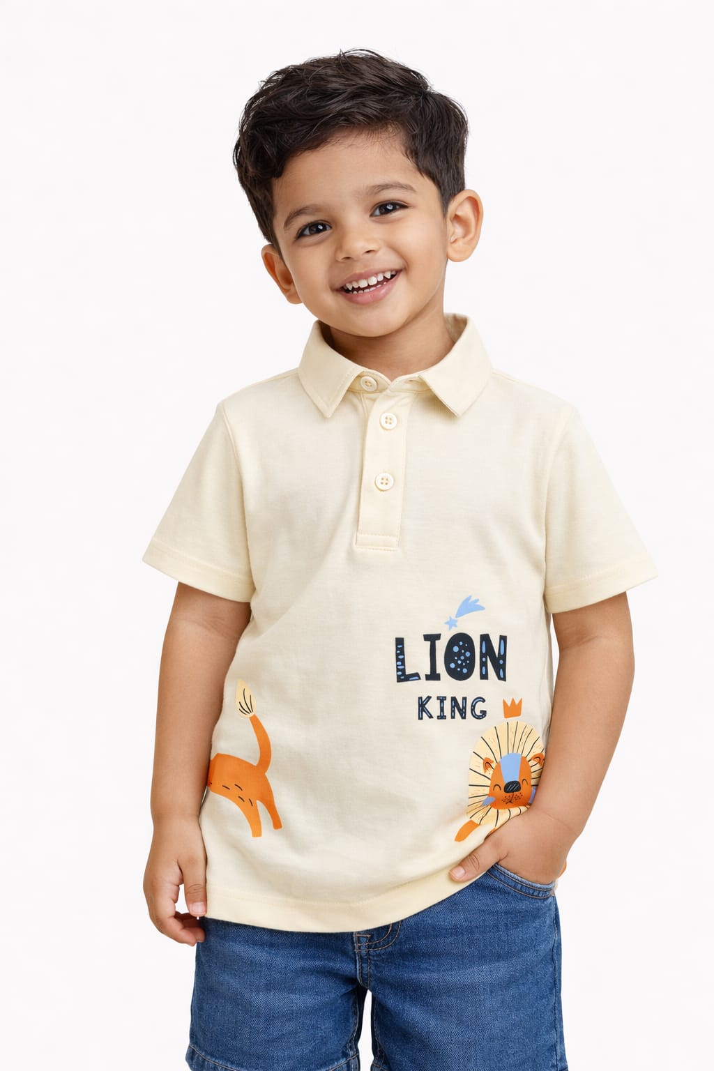 Playful Little Leo Polo Shirt