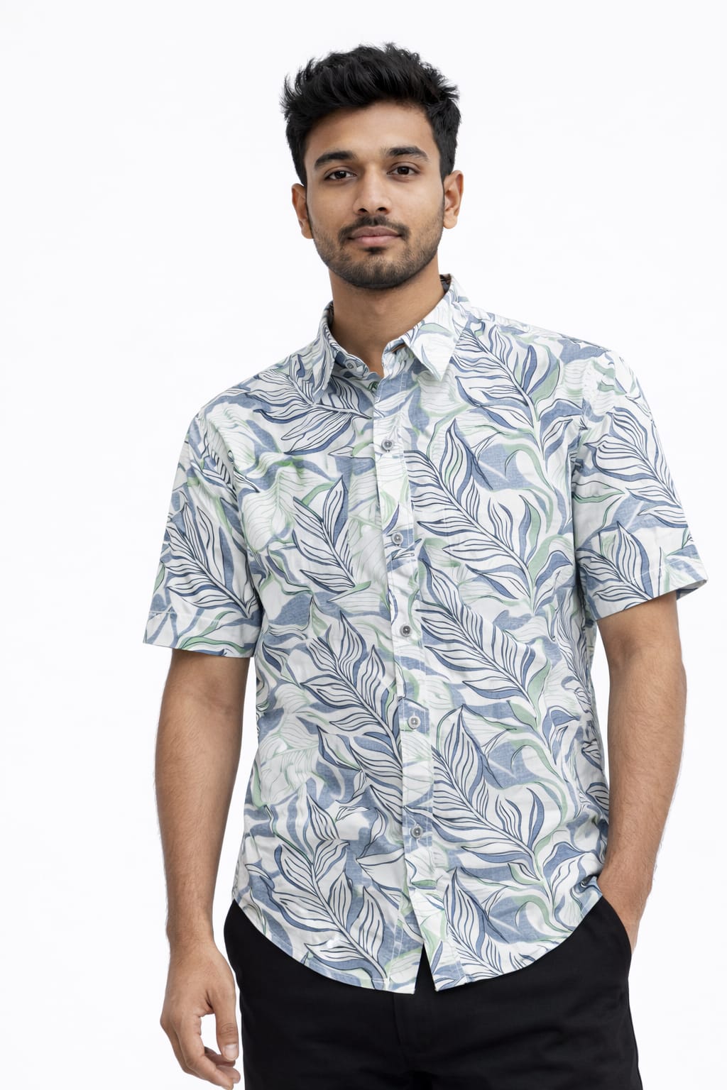 Premium Foliage Half Shirt