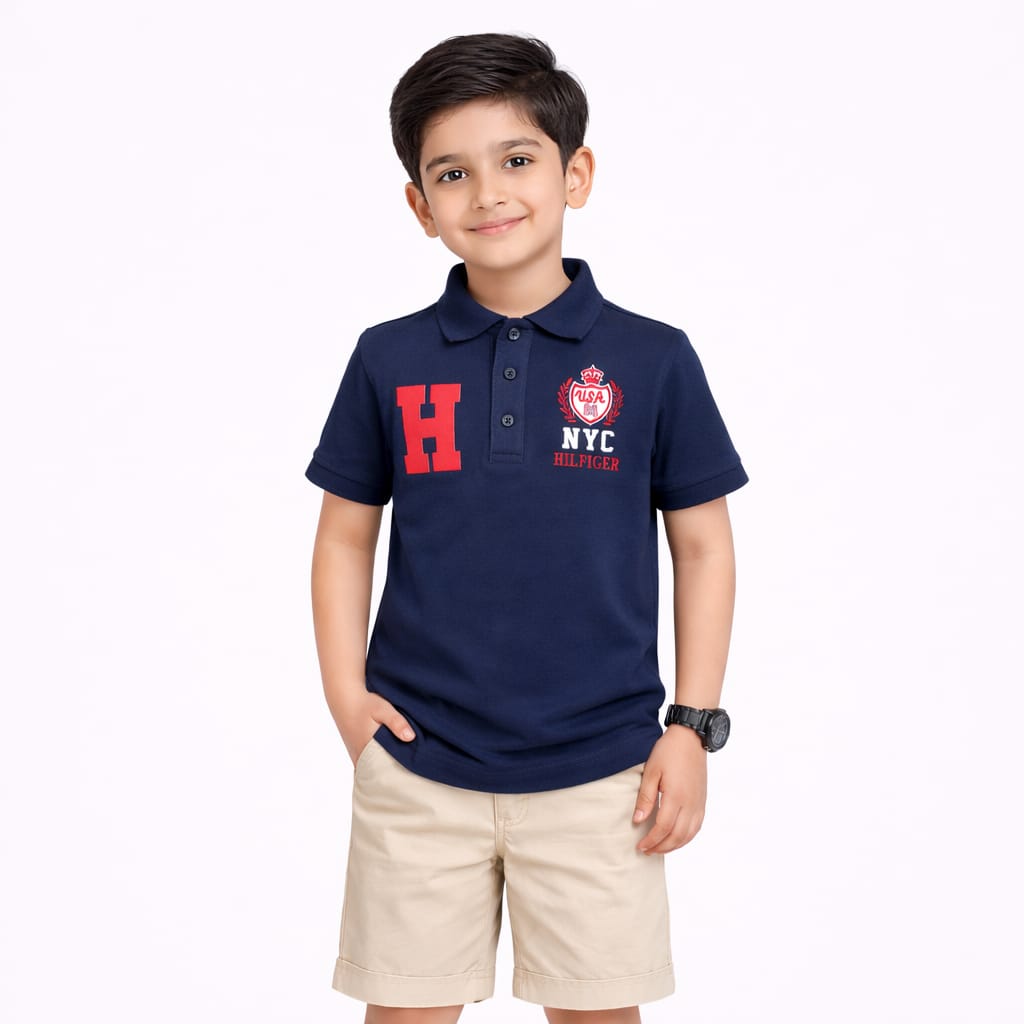 The Signature Boys Polo - Navy